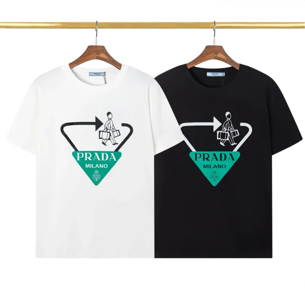 Prada T-shirts Black White