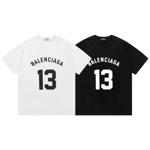 Balenciaga T-shirt Oversized White Black