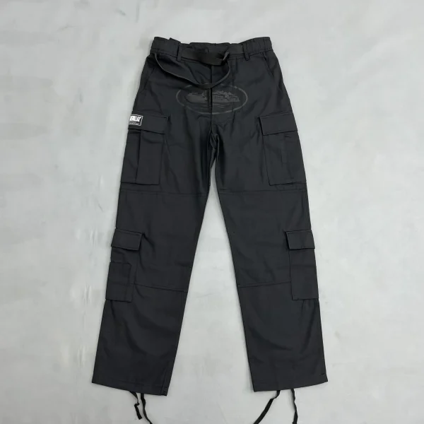 Corteiz Guerillaz Cargo Pants Black