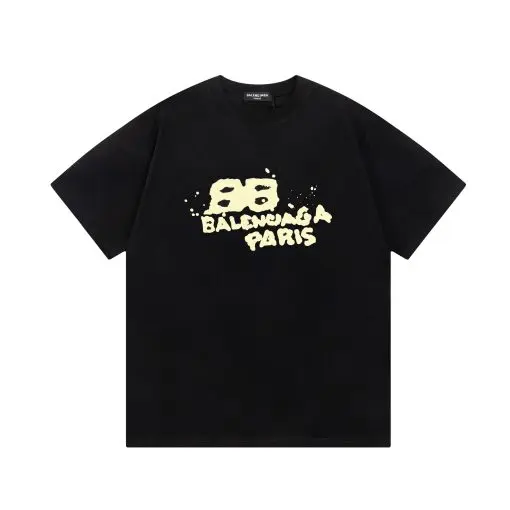 Balenciaga Paris T-shirt White & Black - Imagen 2