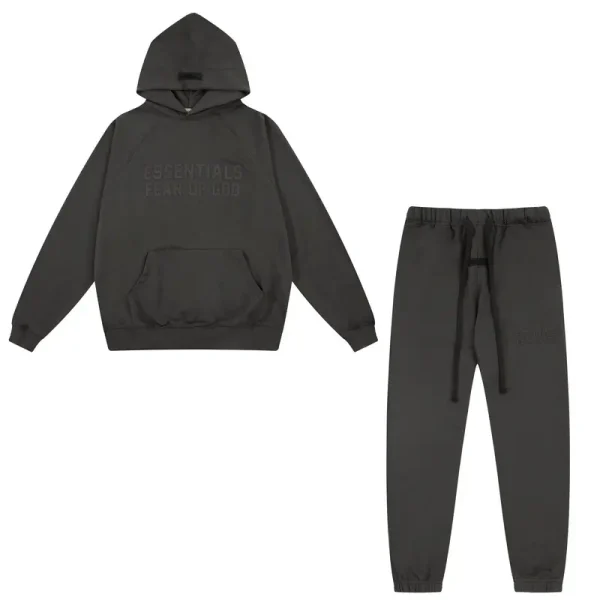 Fear Of God ESSENTIALS Tracksuit Set Black