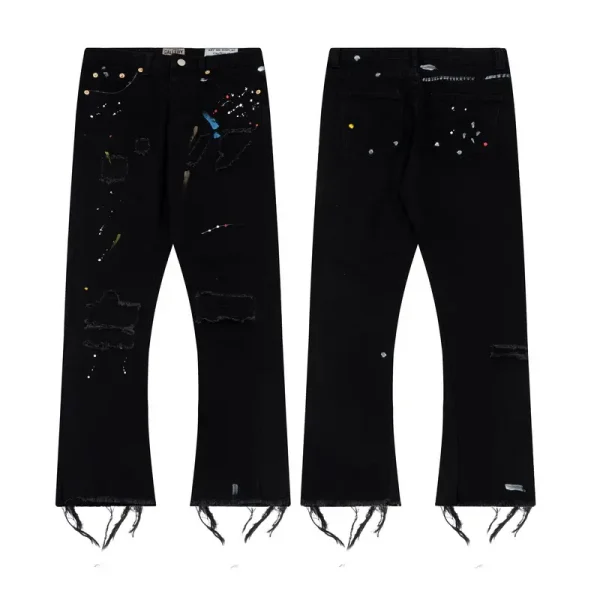 Gallery Dept Flared Jeans Black