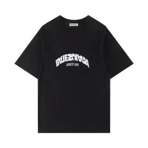 Balenciaga Opposite Logo T-Shirt Black