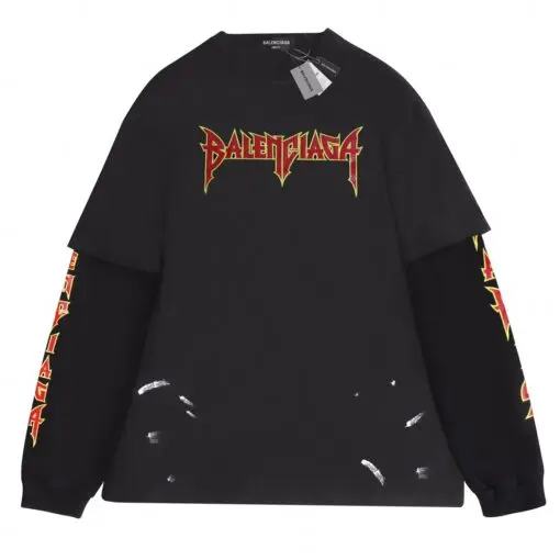 Balenciaga Two Part Sweater Black