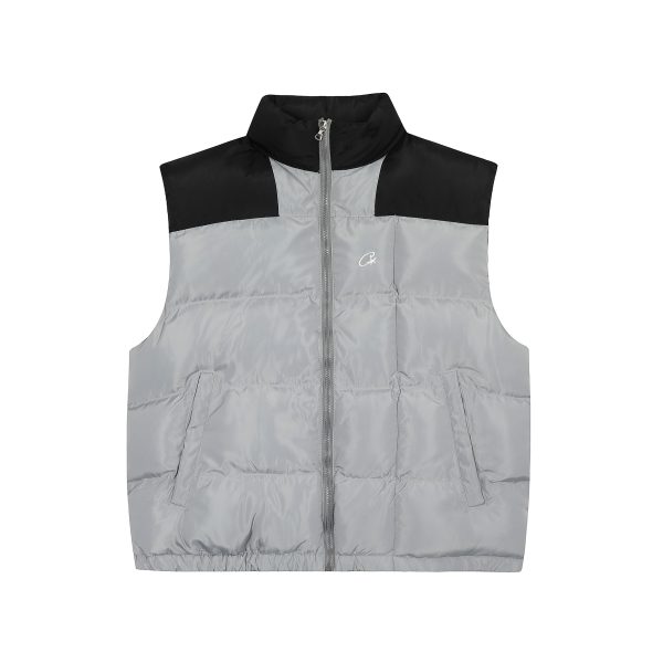 Cotton Vest Jacket Grey