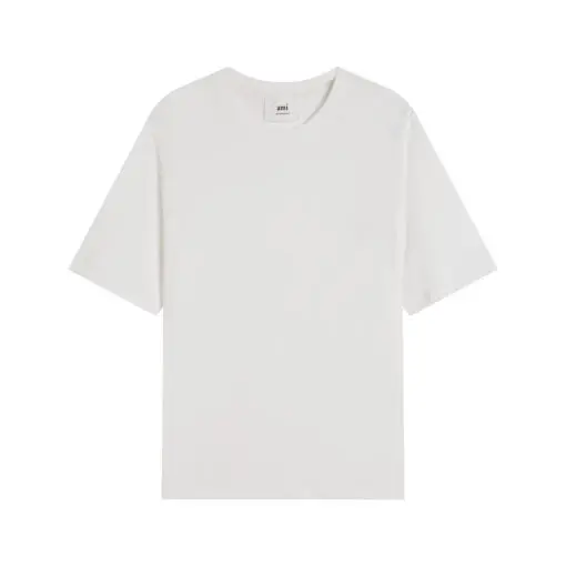 AMI Paris Cropped T-Shirt White