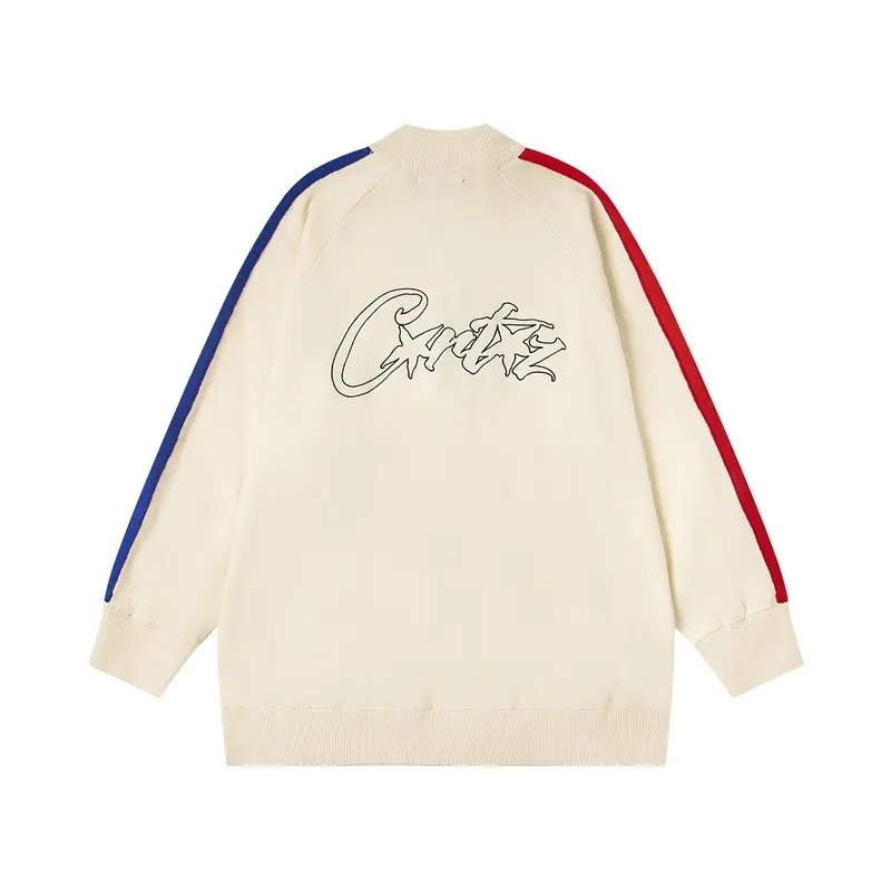 Corteiz Knit V2 Zip Cream - Imagen 2