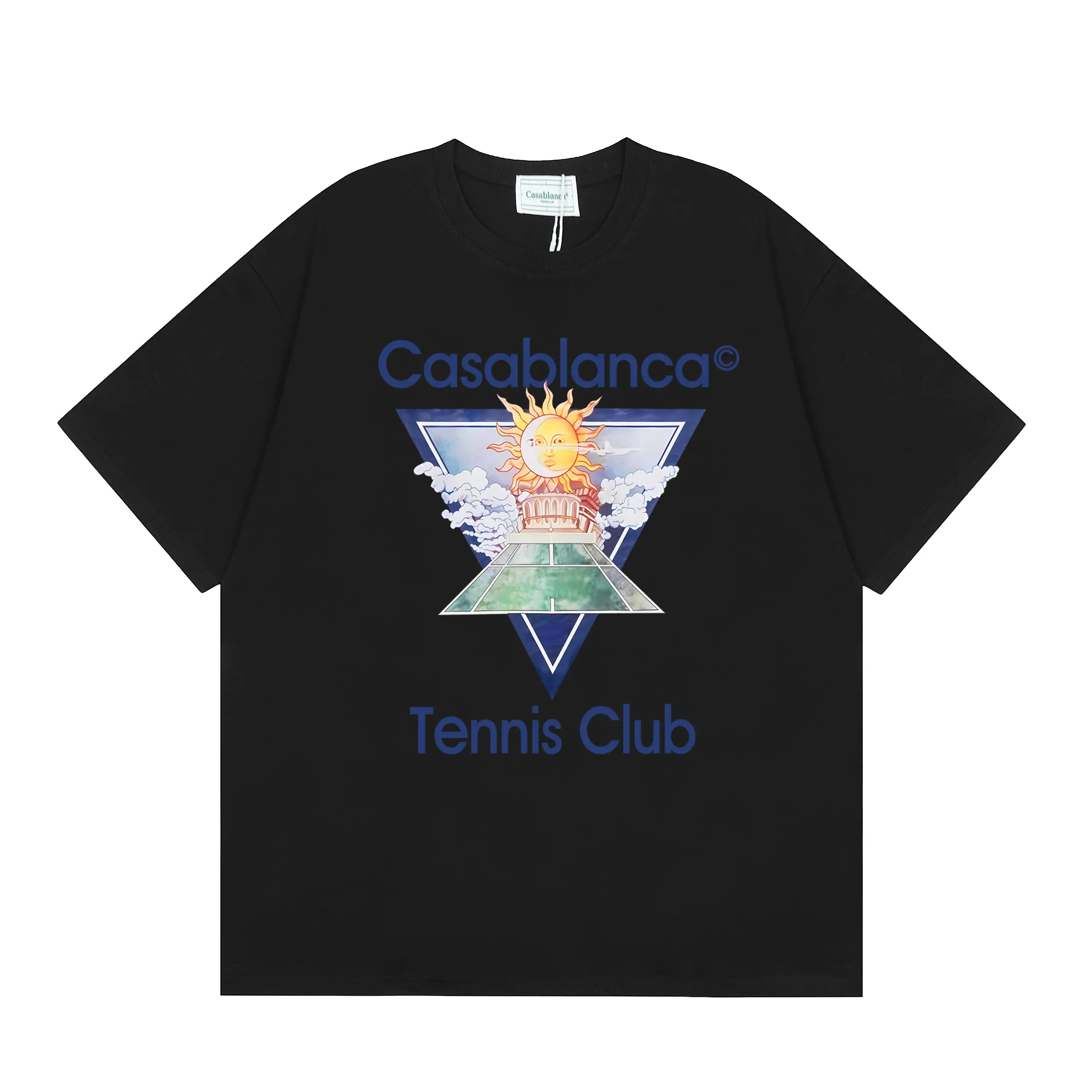 Casablanca Tennis Club T-shirt Black