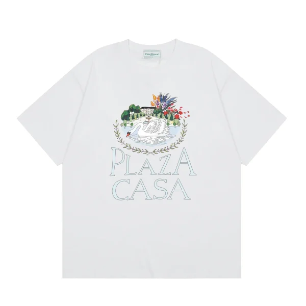 Casablanca Plaza Casa T-shirt White