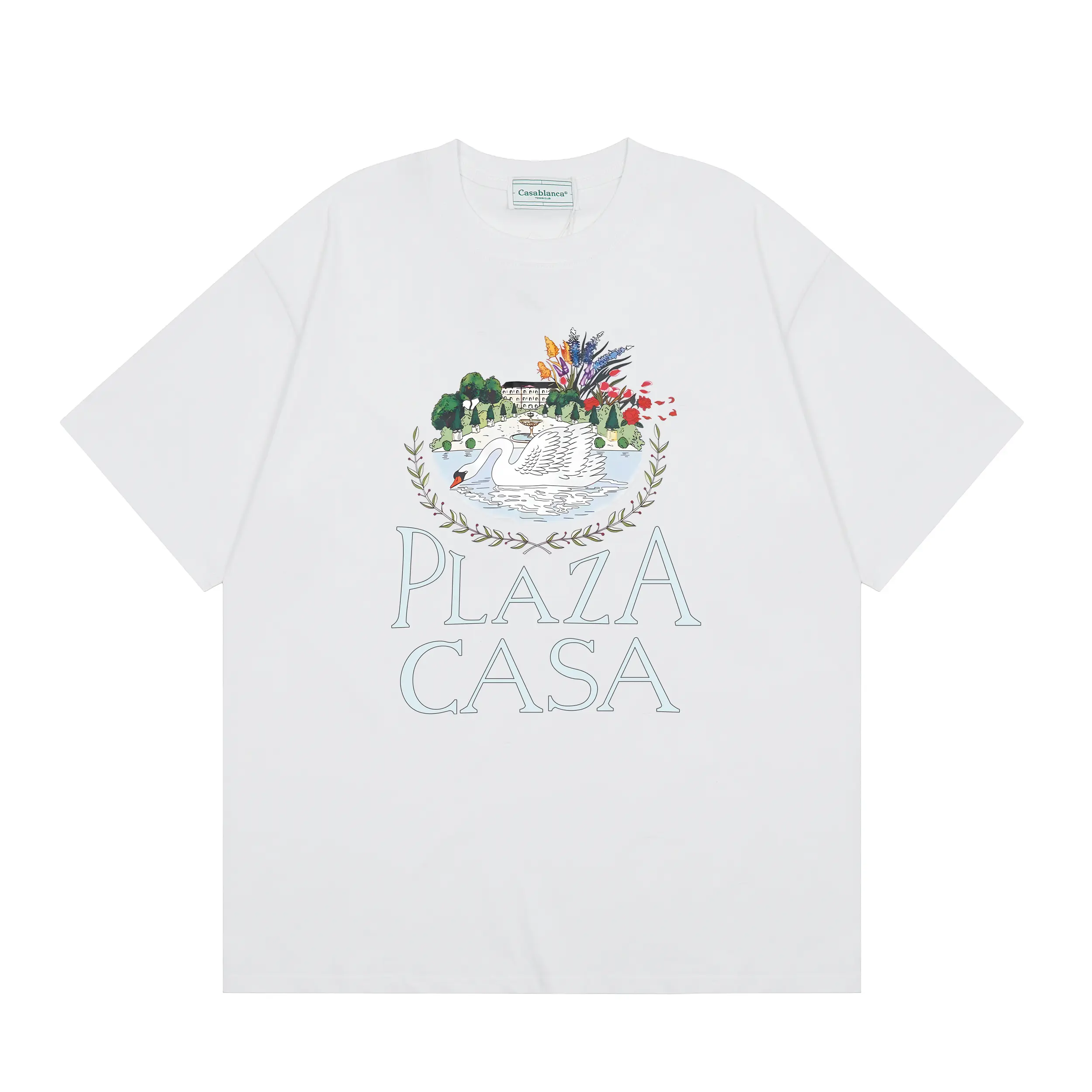 Casablanca Plaza Casa T-shirt White