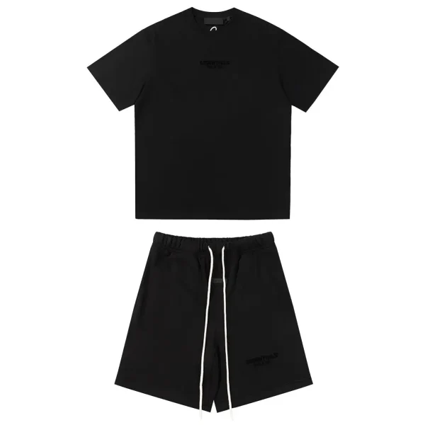 Essentials Short Set All Black