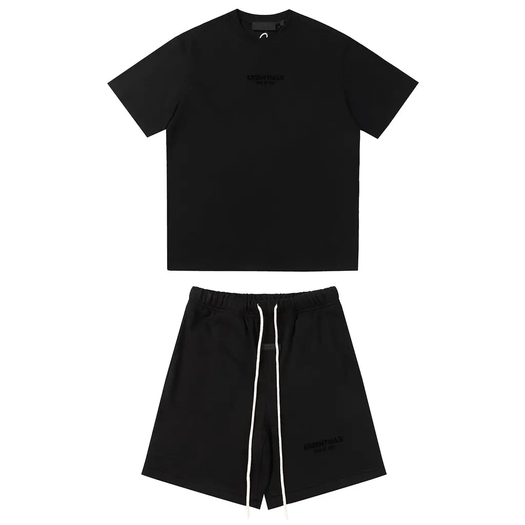 Essentials Short Set All Black
