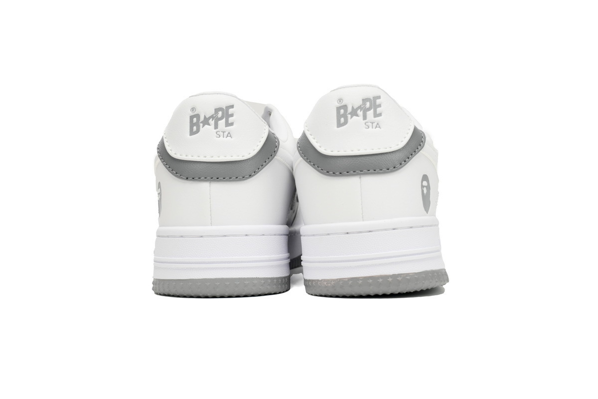 Bape STA Low Grey White - Imagen 2