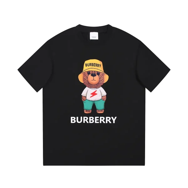 Burberry Thomas Bear Cotton T-shirt Black