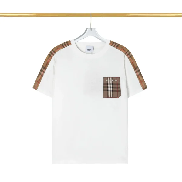 Burberry Check Pocket T-shirt White