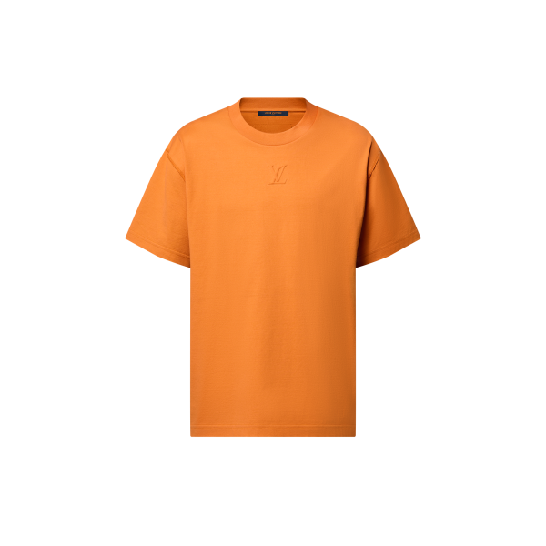 LV Graphic Cotton and Linen-Blend T-Shirt
