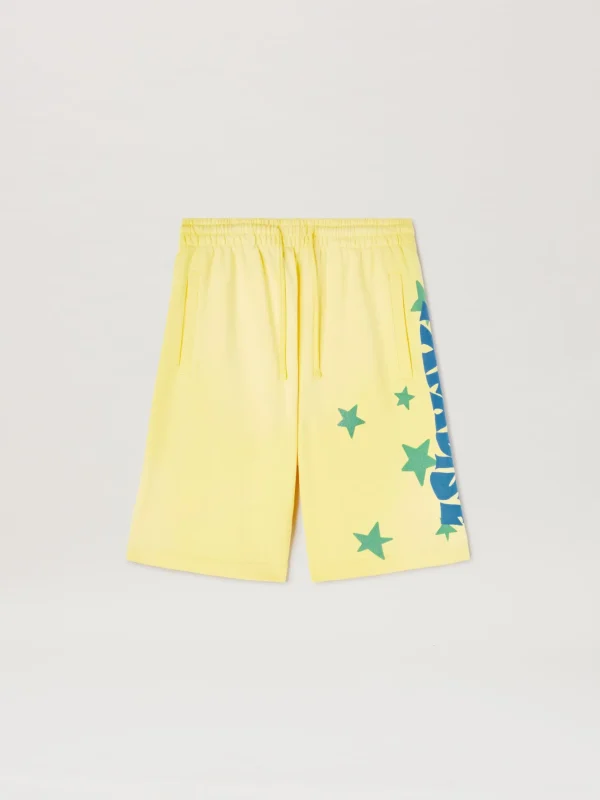 Palm Angels Paradise Sweat shorts YELLOW