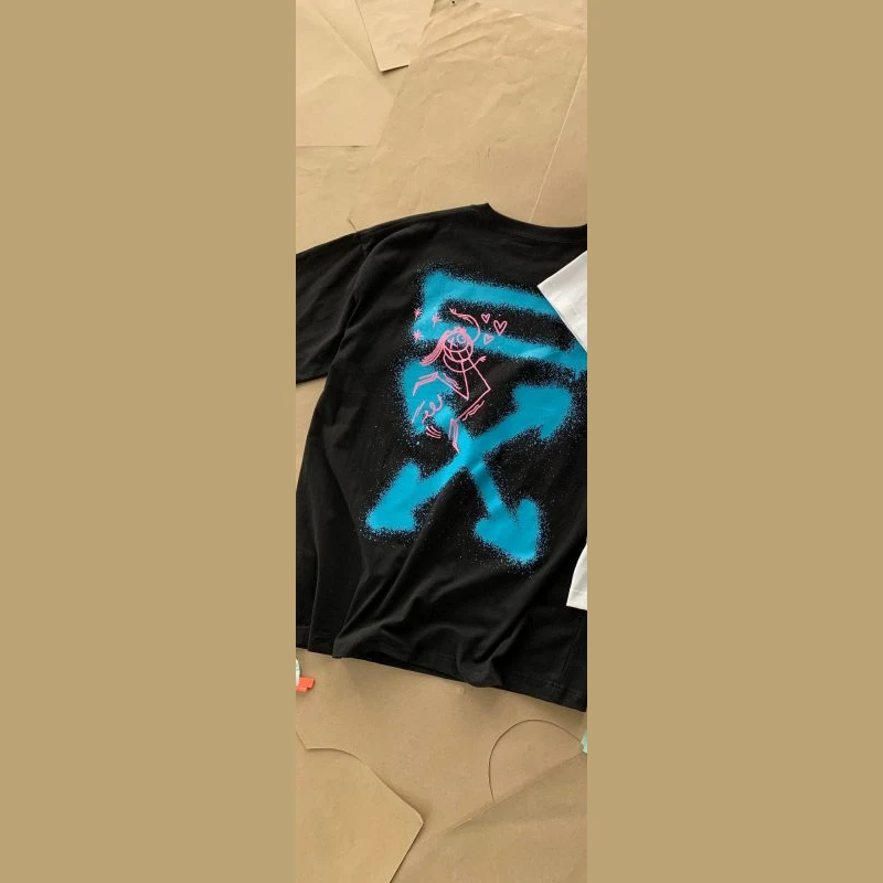 Off-White T-Shirt Black White Black