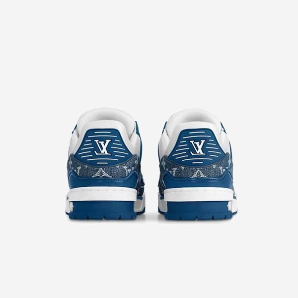 Louis Vuitton Trainer – Monogram Denim White Blue