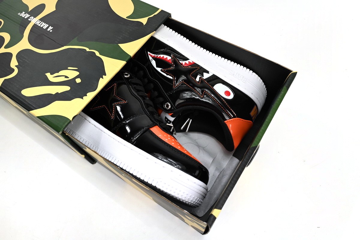 Bape STA Low Orange Shark