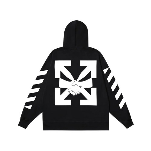 Hoodie Off-White  Lisa Printing black