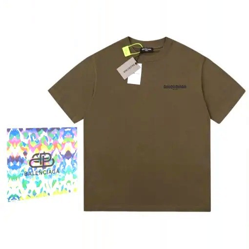 Balenciaga Tiny Logo T-Shirt Olive