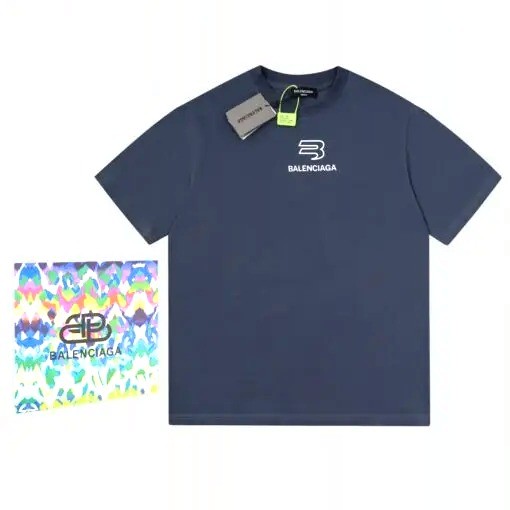Balenciaga T-Shirt Navy Blue