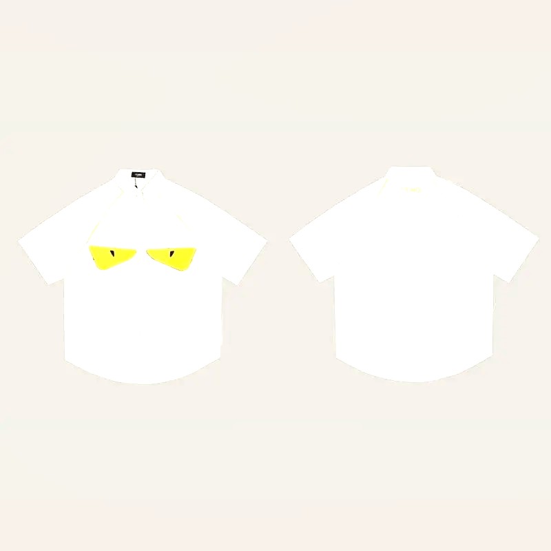 Fendi Bug Eyes T-shirt White