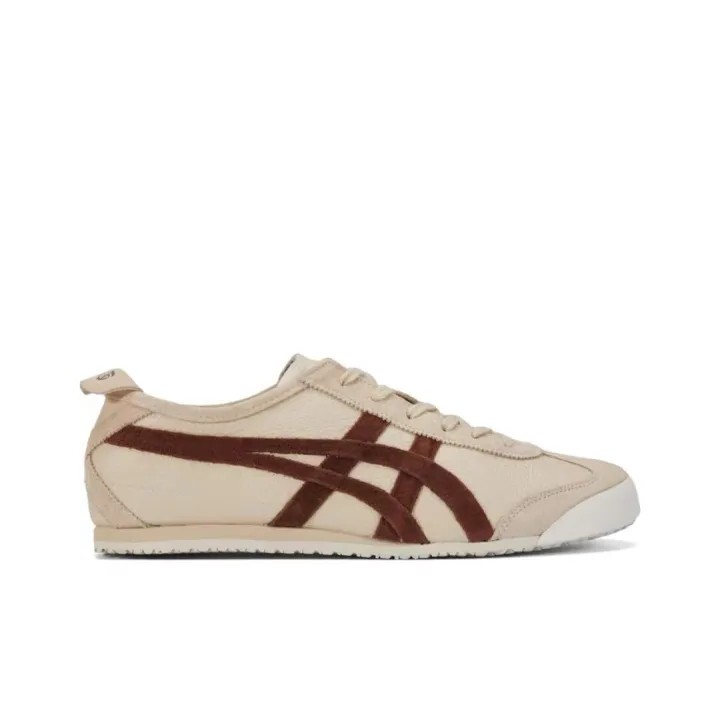 Onitsuka Tiger Mexico 66 Sneaker Brown – Iconic Retro Heritage Shoes in Beige Suede Brown