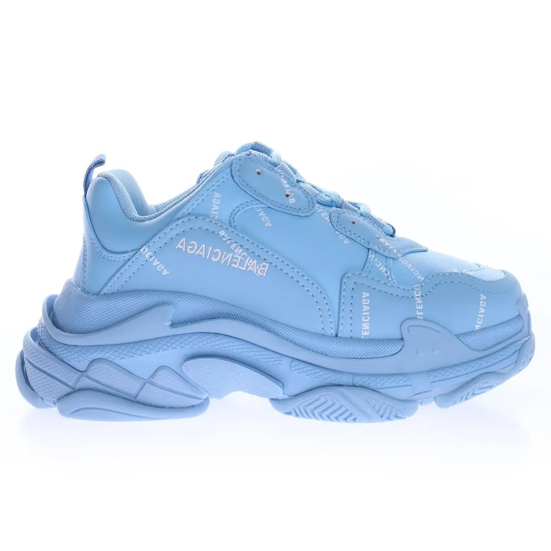 Balenciaga Triple S Light blue white