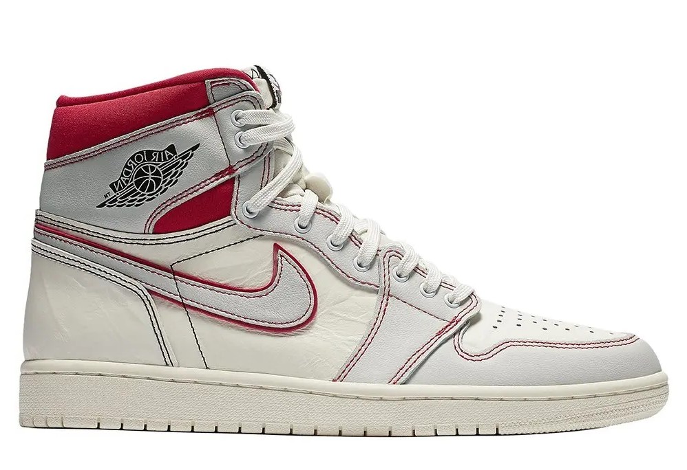 NIKE JORDAN 1 RETRO HIGH OG SAIL-RED