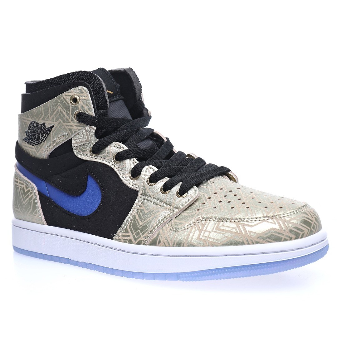 Nike Wmns Air Jordan 1 Zoom CMFT”Gold Laser