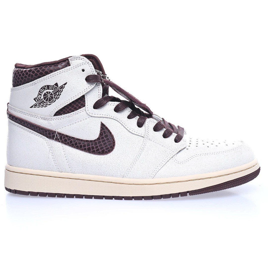 NIKE Air Jordan 1 High “White Sail/Maroon”