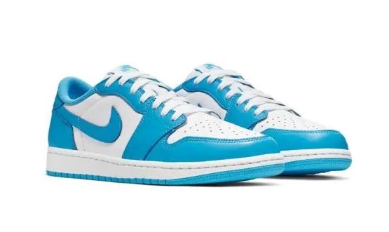 NIKE AIR JORDAN 1 LOW WHITE BLUE