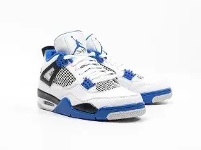 NIKE AIR JORDAN 4 WHITE X BLUE