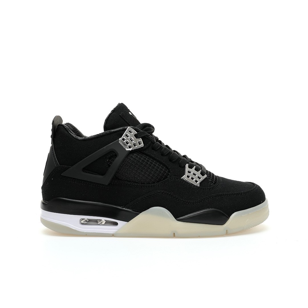 Nike Air Jordan 4 Retro”Black/Metallic Silver”