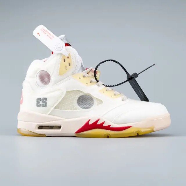 Off-White x Air Jordan 5 Sail