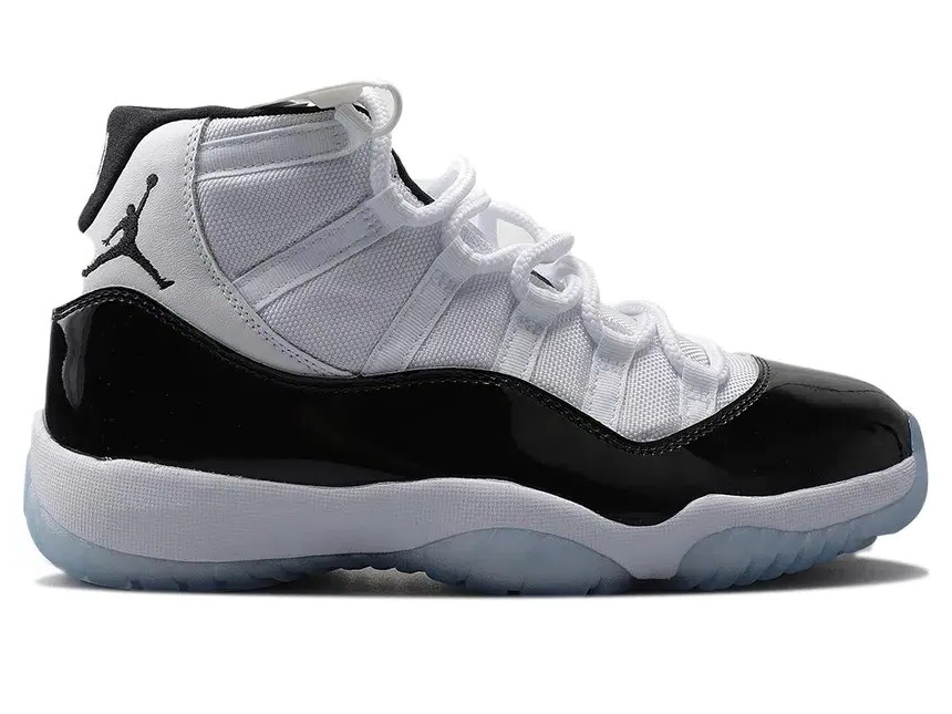 NIKE AIR JORDAN 11 WHITE AND BLACK