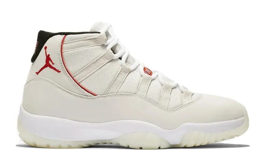 NIKE AIR JORDAN 11 WHITE X RED