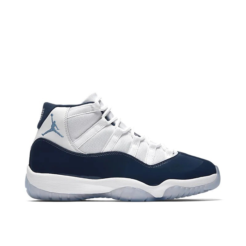 Nike Air Jordan 11 White Navy Blue – UNC Win Like 82