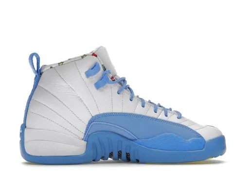 Jordan 12 Retro Emoji White/ Blue