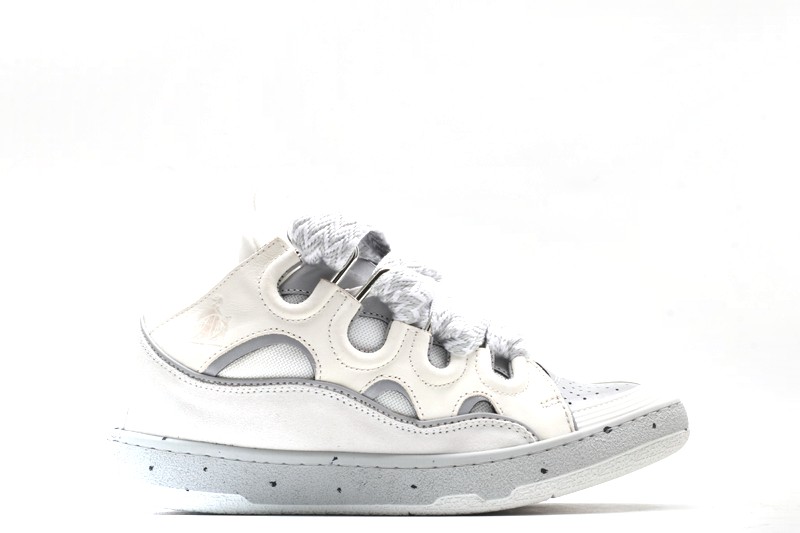 Lanvin Curb Sneakers White